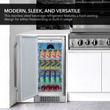 Whynter Energy Star Stainless Steel 3.0 cu. ft. Indoor / Outdoor Beverage Refrigerator | BOR-326FS