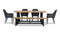 Harmonia Living - Parlor Mill 6 to 7 Seat Reclaimed Teak Outdoor Dining Set w/ Bench | PAR-BK-SET551