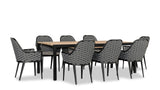 Harmonia Living - Parlor Communal 8 Seat Extendable Reclaimed Teak Dining Set | PAR-BK-SET590
