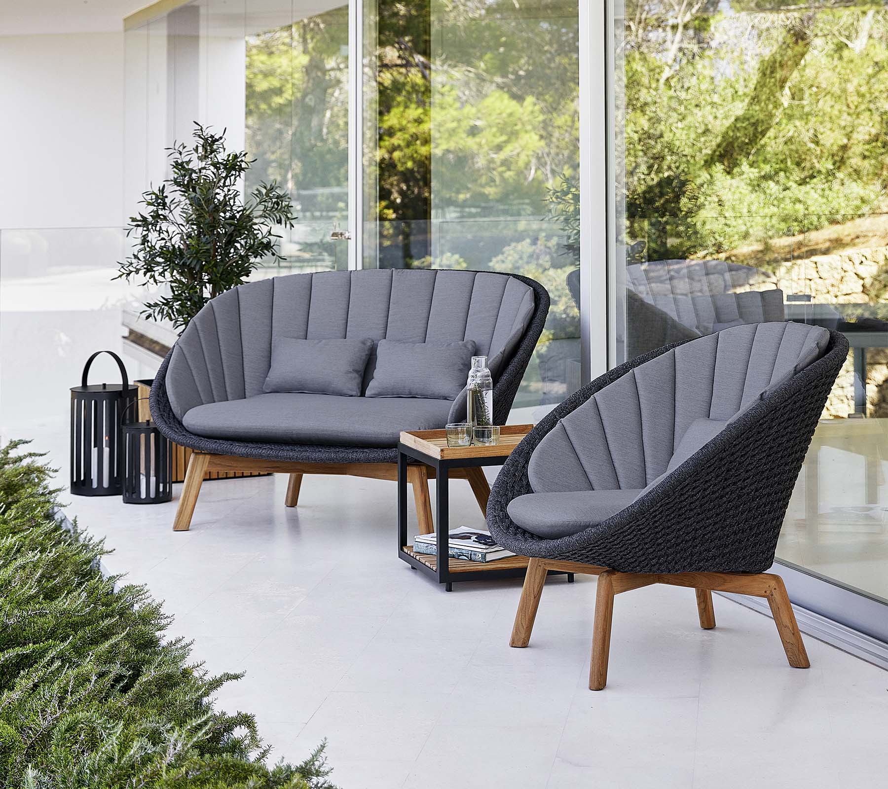 Cane-Line - Peacock lounge chair - 5458