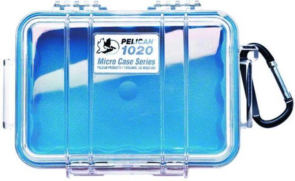 PELICAN Water Sports > Waterproof Cases 1020 / BLUE/CLEAR PELICAN MICRO CASES