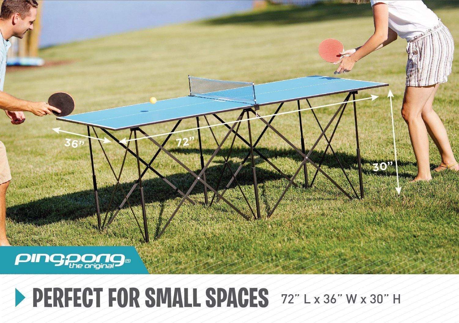 PING PONG Table Tennis PING PONG - 6' Pop Up Table Tennis - T8466W