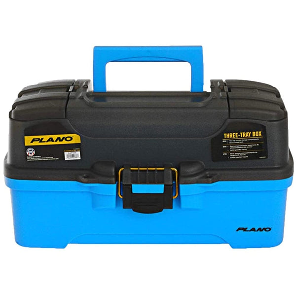 Plano 3-Tray Tackle Box w/Dual Top Access - Smoke Bright Blue [PLAMT62 – Recreation  Outfitters
