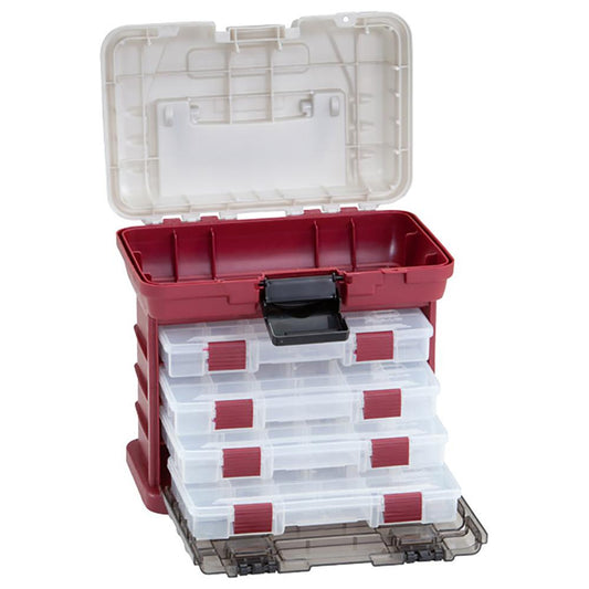 Plano Tackle Storage Plano 4-By Rack System 3500 - Red Metallic/Silver [135402]