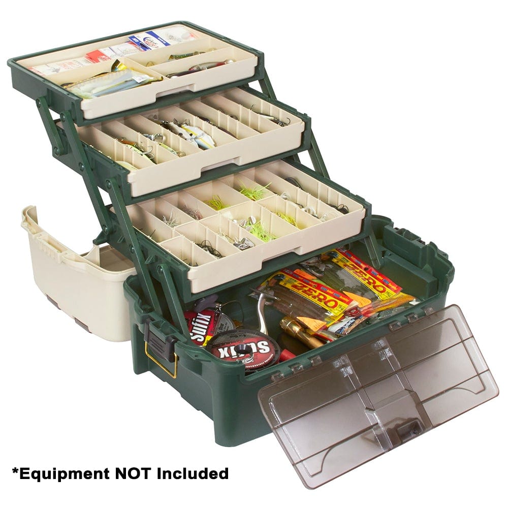 Plano Tackle Storage Plano Hybrid Hip 3-Tray Tackle Box - Forest Green [723300]