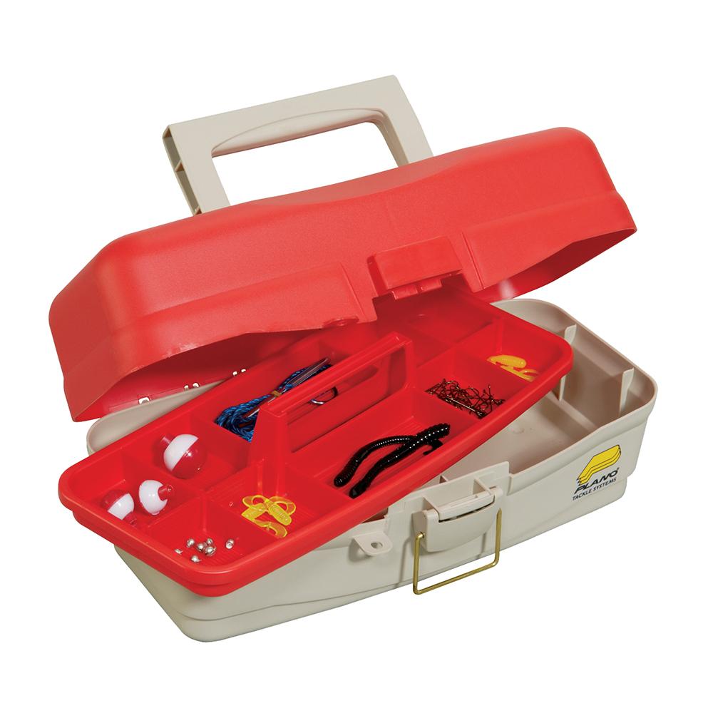Plano Tackle Storage Plano Take Me Fishing Tackle Kit Box - Red/Beige [500000]