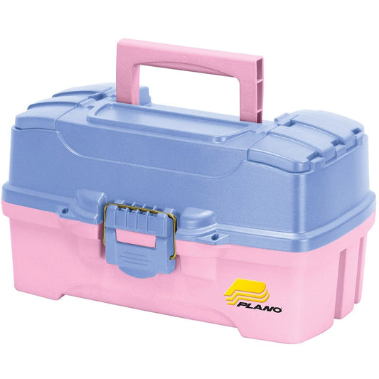 Plano Tackle Storage Plano Two-Tray Tackle Box w/Duel Top Access - Periwinkle/Pink [620292]