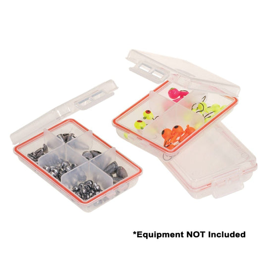 Plano Tackle Storage Plano Waterproof Terminal 3-Pack Tackle Boxes - Clear [106100]