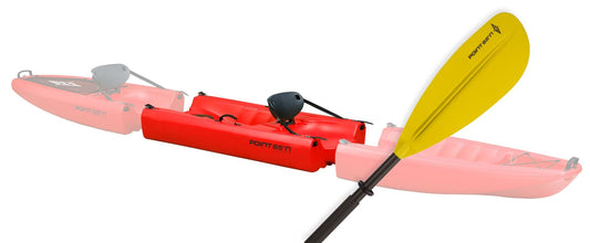 POINT 65 SWEDEN Water Sports > Kayak Accessories POINT 65 SWEDEN - FALCON MID PIECE RED WITH PADDLE