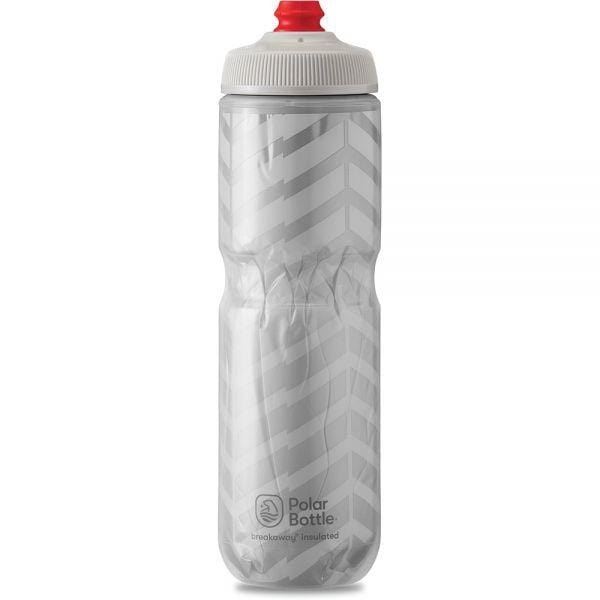 POLAR BOTTLE Hydration > Insulated Bottles 24 OZ / BOLT / WHITE/SILVER POLAR BOTTLE - BREAK AWAY
