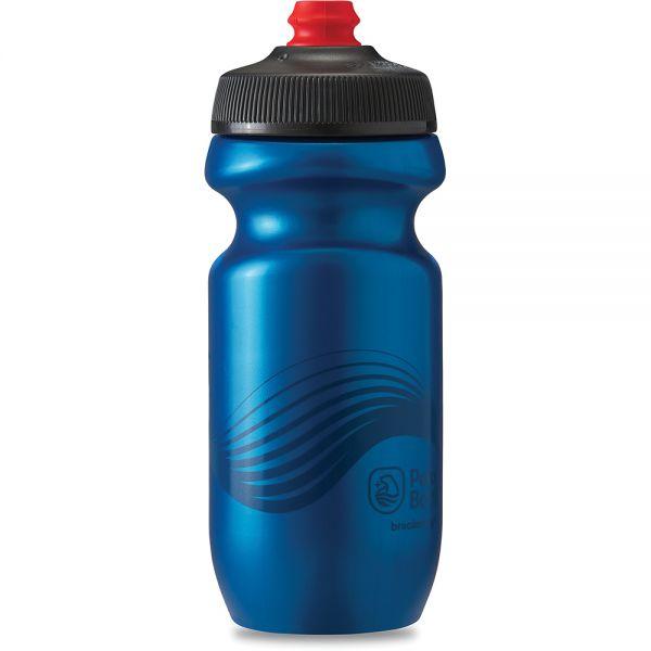 POLAR BOTTLE Hydration > Water Bottles 20 OZ / WAVE / DEEP BLUE/CHARCOAL POLAR BOTTLE - BREAKAWAY