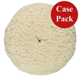 Presta Cleaning Presta Rotary Wool Buffing Pad - White Heavy Cut - *Case of 12* [810176CASE]