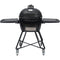 Primo Grills Kamado Grill Charcoal Primo Grills Oval JR 200 All-In-One (Heavy-Duty Stand, Side Shelves, Ash Tool and Grate Lifter)