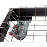 Primo Grills Primo Grills Accessories Primo Grills Cart Base with Basket and SS Side Shelves for Oval JR 200