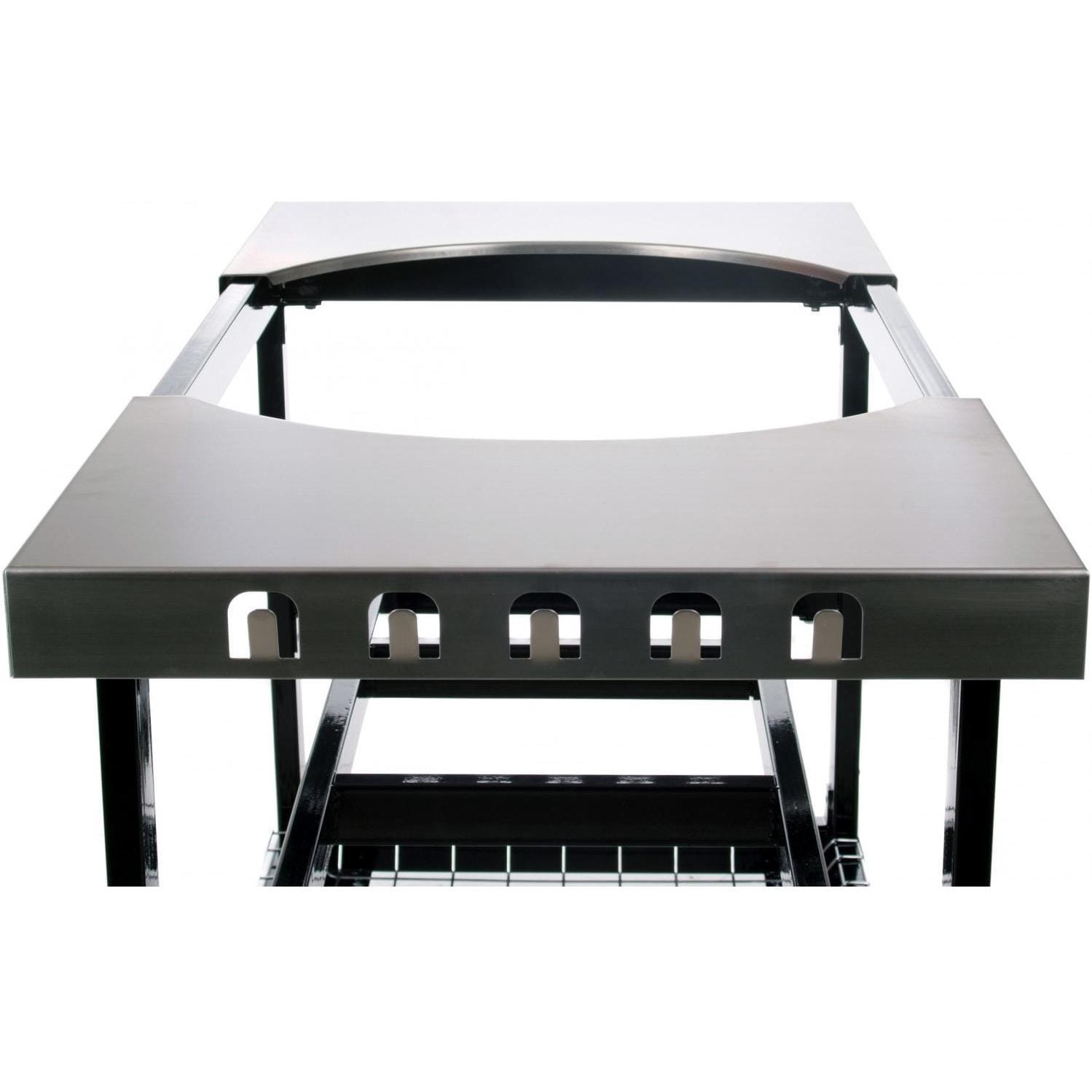 Primo Grills Primo Grills Accessories Primo Grills Cart Base with Basket and SS Side Shelves for Oval LG 300 & XL 400