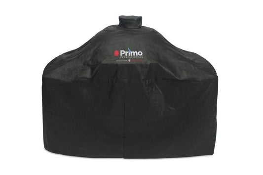 Primo Grills Primo Grills Accessories Primo Grills Grill Cover for Oval XL 400 in Cart with SS Side Tables or Cypress Compact Table, Oval LG 300 in Cart with SS Side Tables, Oval JR 200 in Cypress Table