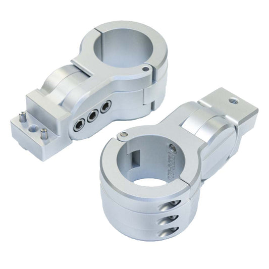 PTM Edge Accessories PTM Edge Board Rack Mounts - 2.5" Pipe Clamp - Silver [P13198-2500TEBCL]