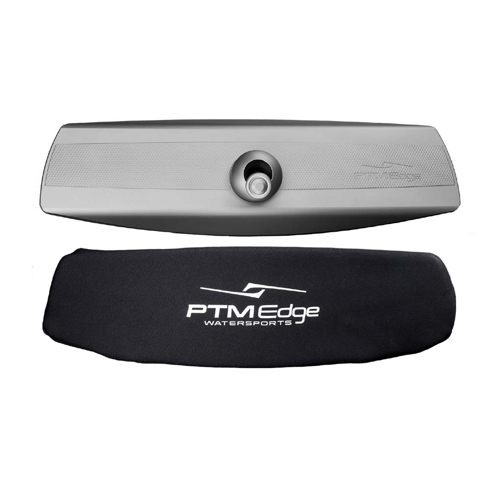 PTM Edge Mirrors PTM Edge VR-140 Elite Mirror  Cover Combo - Titanium Grey [P12848-100GR-MS]