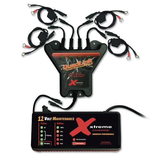 PulseTech Marine/Water Sports : Batteries & Chargers PulseTech Xtreme 4-Station QuadLink Battery Charger Kit