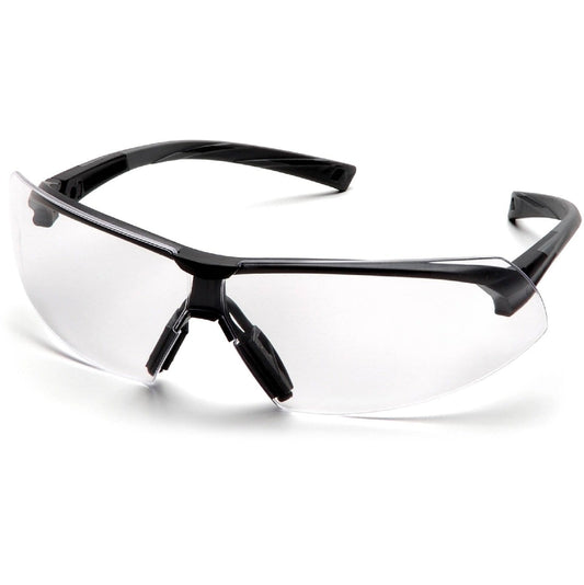 Pyramex Apparel : Eyewear - Safety/Shooting Pyramex Onix Eye Protection Black Frame Clear Lens