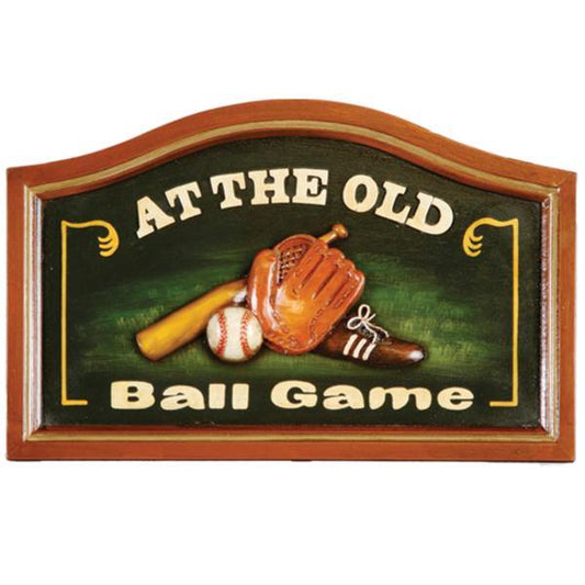 RAM Game Room Indoor Décor RAM Game Room - AT THE OLD BALL GAME PUB SIGN
