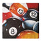 RAM Game Room Indoor Décor RAM Game Room - OIL PAINTING ON CANVAS - 8, 12, & 13 BALLS