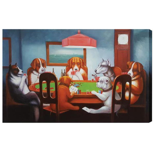RAM Game Room Indoor Décor RAM Game Room - OIL PAINTING ON CANVAS - FRIEND IN NEED