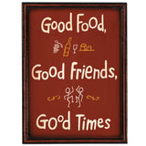 RAM Game Room Indoor Décor RAM Game Room - PUB SIGN GOOD FOOD GOOD TIMES