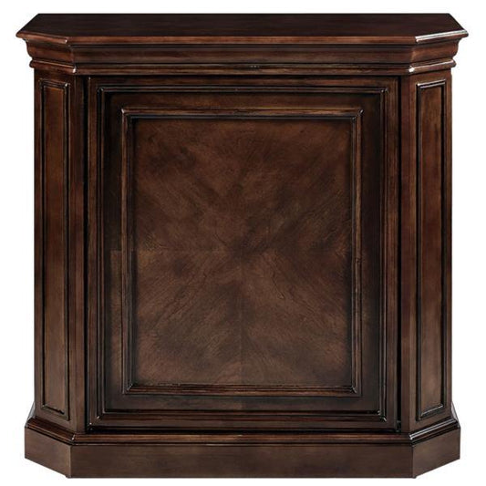 RAM Game Room RAM Furniture > Bars & Cabinets RAM Game Room - BAR CABINET W/ SPINDLE - CAPPUCCINO
