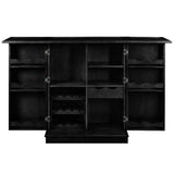 RAM Game Room RAM Furniture > Bars & Cabinets RAM Game Room - PORTABLE FOLDING BAR CABINET-BLACK