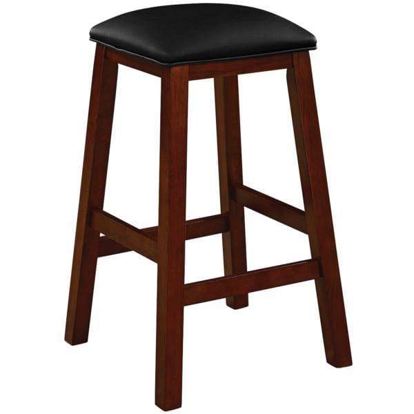 RAM Game Room RAM Furniture > Barstools RAM Game Room - SQUARE BACKLESS BARSTOOL - ENGLISH TUDOR