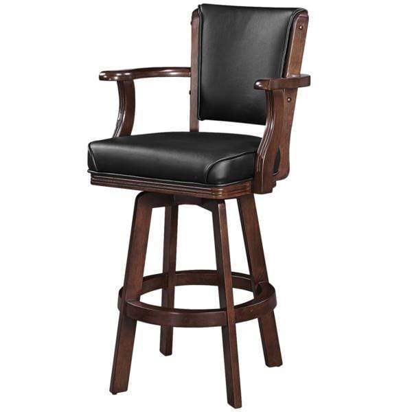 RAM Game Room RAM Furniture > Barstools RAM Game Room - SWIVEL BARSTOOL WITH ARMS-CAPPUCCINO