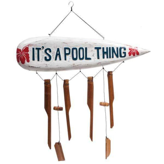 RAM Outdoor Décor Outdoor Décor RAM Game Room - IT'S A POOL THING WIND CHIMES