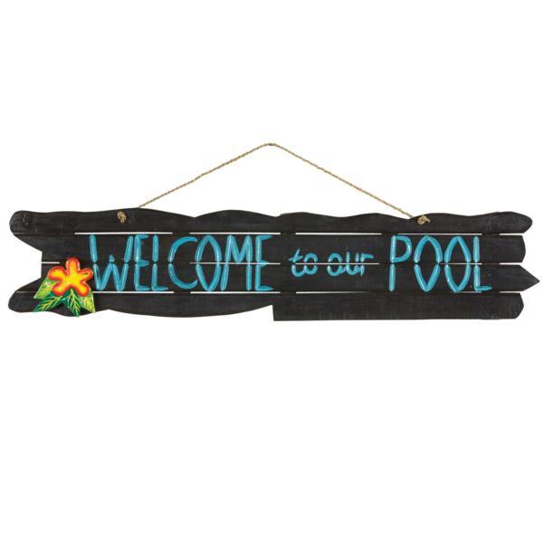 RAM Outdoor Décor Outdoor Décor RAM Game Room - WELCOME TO OUR POOL