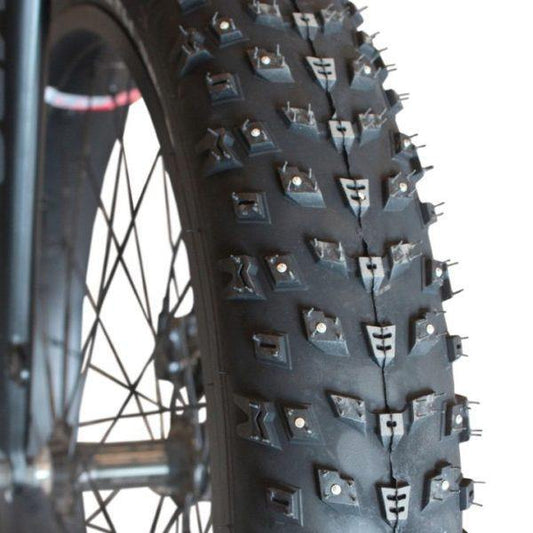 Rambo Electric Bikes Rambo E-Bike Acccessories Arisun Sharktooth 26X4" Folding Studded Tire