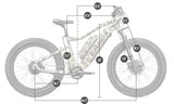 Rambo Electric Bikes - 1000W The Megatron 2.0 - Full Frame All Wheel Drive