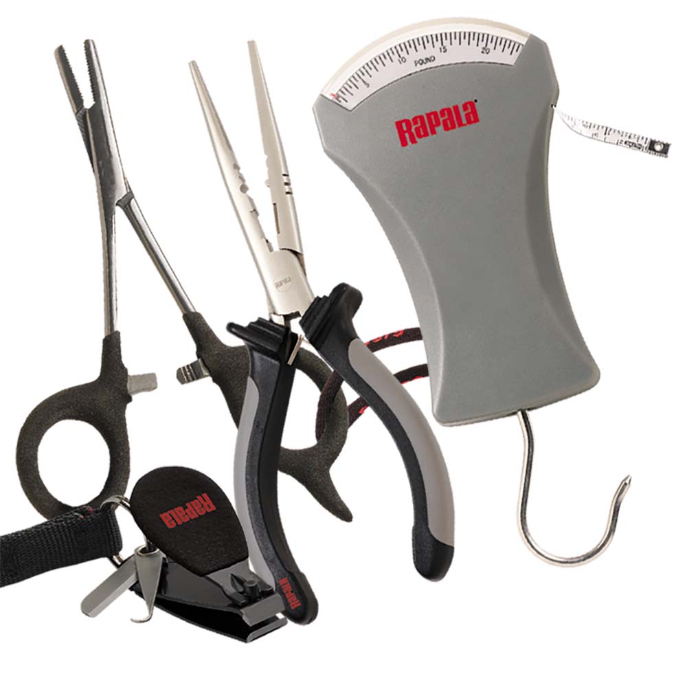 Rapala Combo Pack - Pliers, Forceps, Scale Clipper [RTC-6PFSC] – Recreation  Outfitters