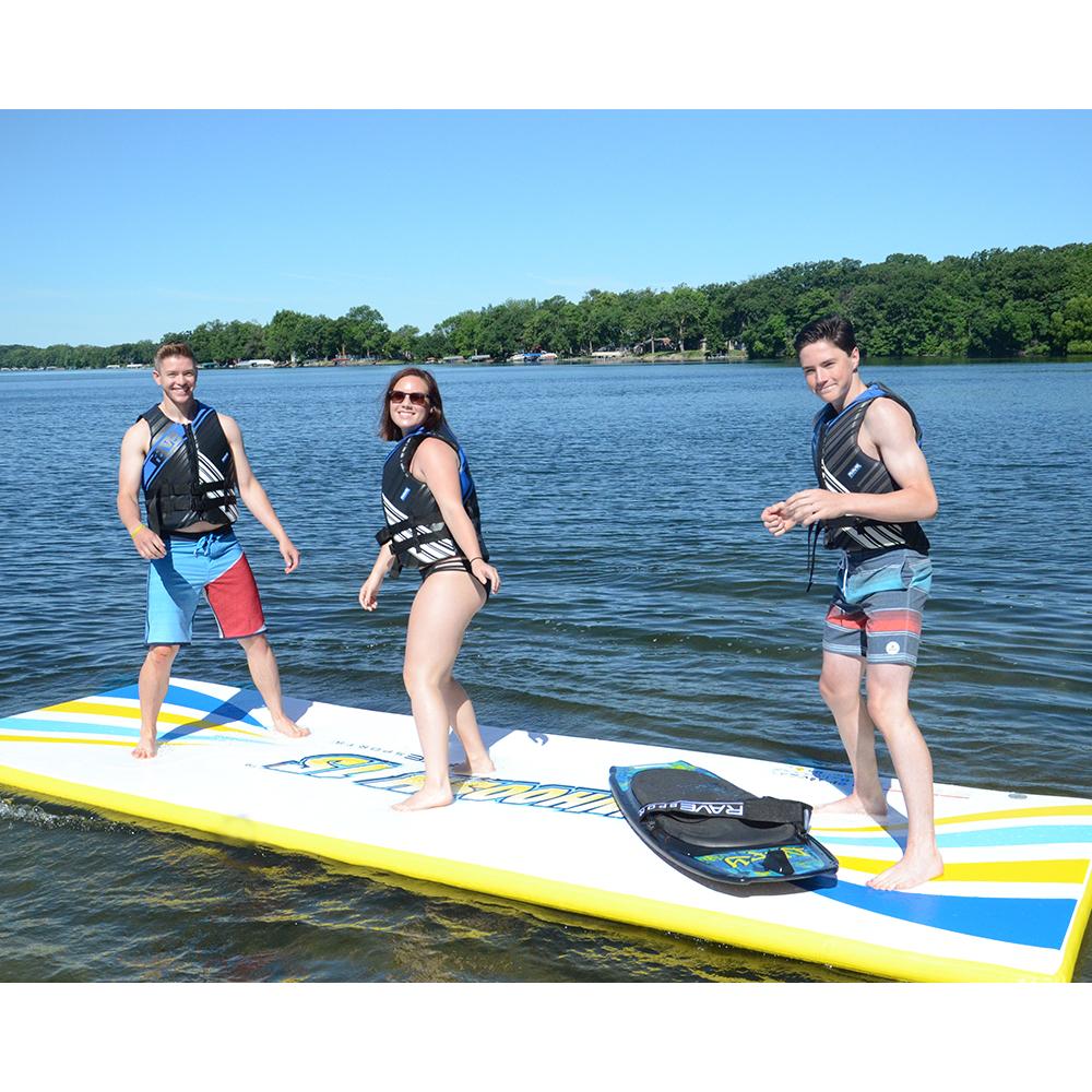 RAVE Activities Zone Water Whoosh 15' Floating Mat (White)