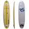 RAVE Paddle Board 10'8" Bamboo Soft Top with paddle and leg leash