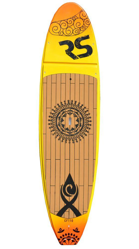 RAVE Paddle Board Core Cross Fit SUP Board Yellow/Orange