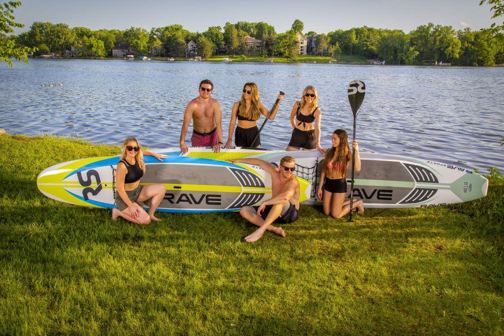 RAVE Paddle Board Cruiser 11' 6" SUP Electric Lime