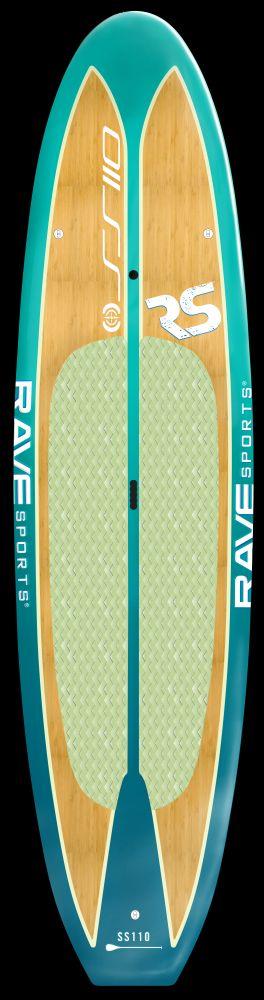 RAVE Paddle Board Shoreline Series SS110 SUP Caribbean Blue