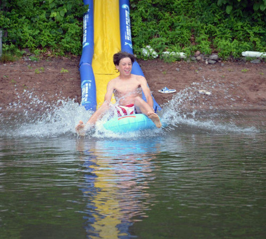 RAVE Slides Turbo Chute Water Slide Lake Package