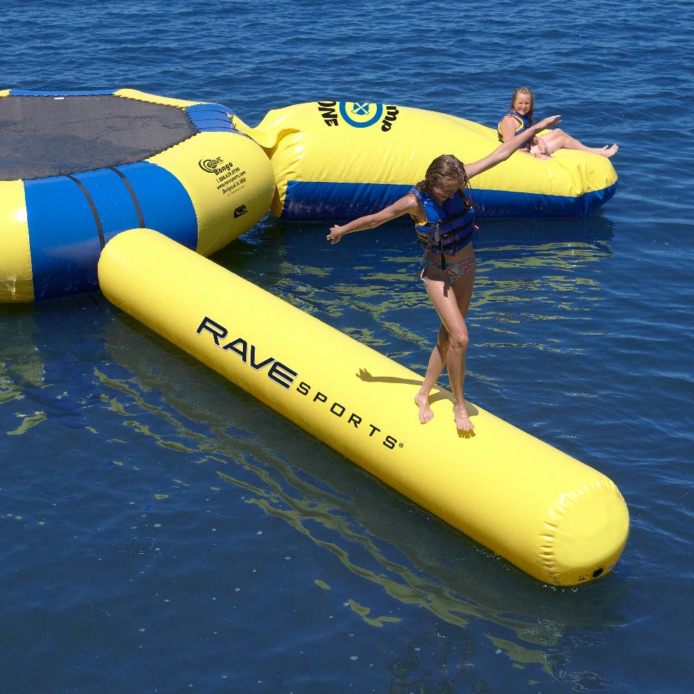 RAVE Water Trampolines - Reinforced Water Trampoline Aqua Jump 200 w/Launch and Log