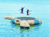 RAVE Water Trampolines - Reinforced Water Trampoline Aqua Jump 200 w/Launch and Log Northwoods
