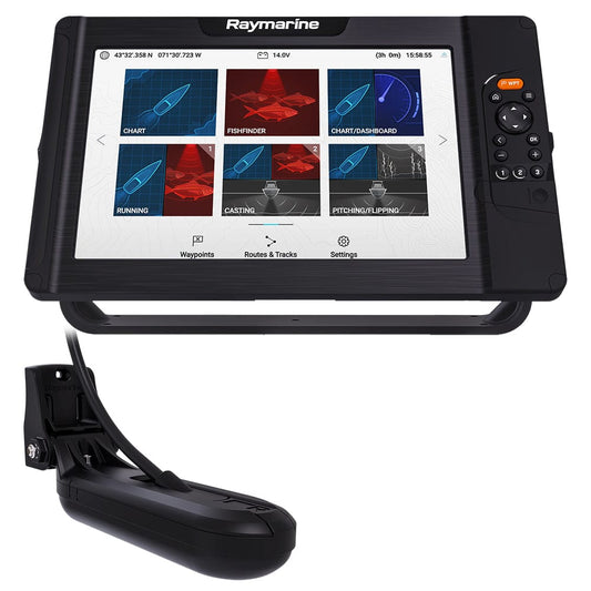 Raymarine GPS - Fishfinder Combos Raymarine Element 12 HV Combo w/HV-100 Transducer  Nav+ US  Canada Chart [E70536-05-NAG]