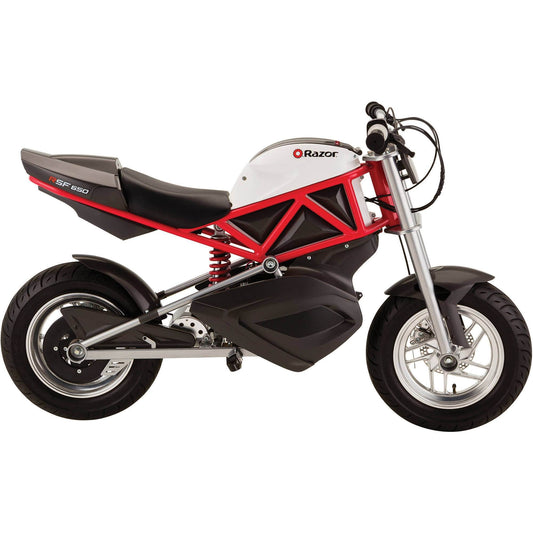 Razor Electric Ride Ons Razor® 15128560 - RSF650 Series 36 V 650 W Black/Red Electric Bike (16+ Years)