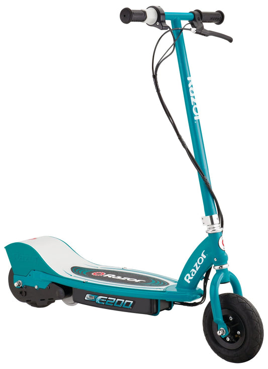 Razor Electric Scooter Teal / Ecommerce Brown Box Razor E200 Electric Scooter - Red/White or Teal