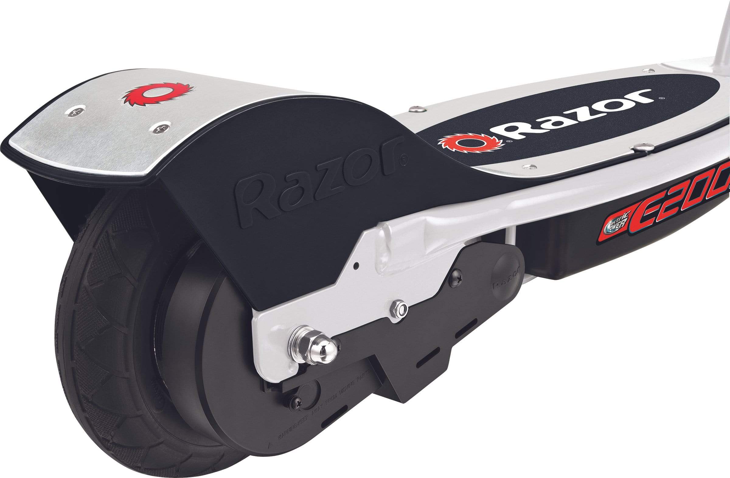 Razor Electric Scooter White/Red Razor E200 Electric Scooter - White/Red
