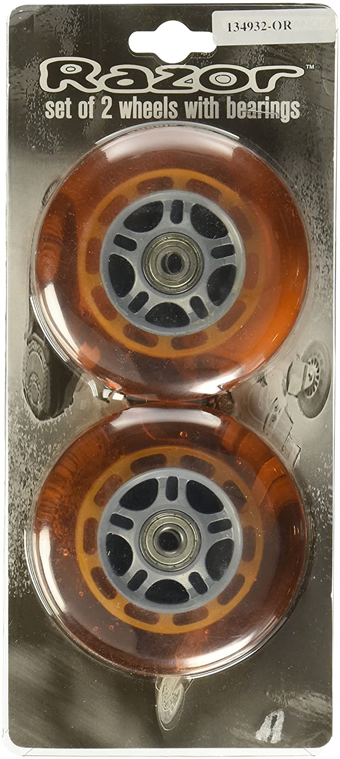 Razor Scooter Accessories Orange Razor A Scooter Series Wheels with Bearings (set of 2)
